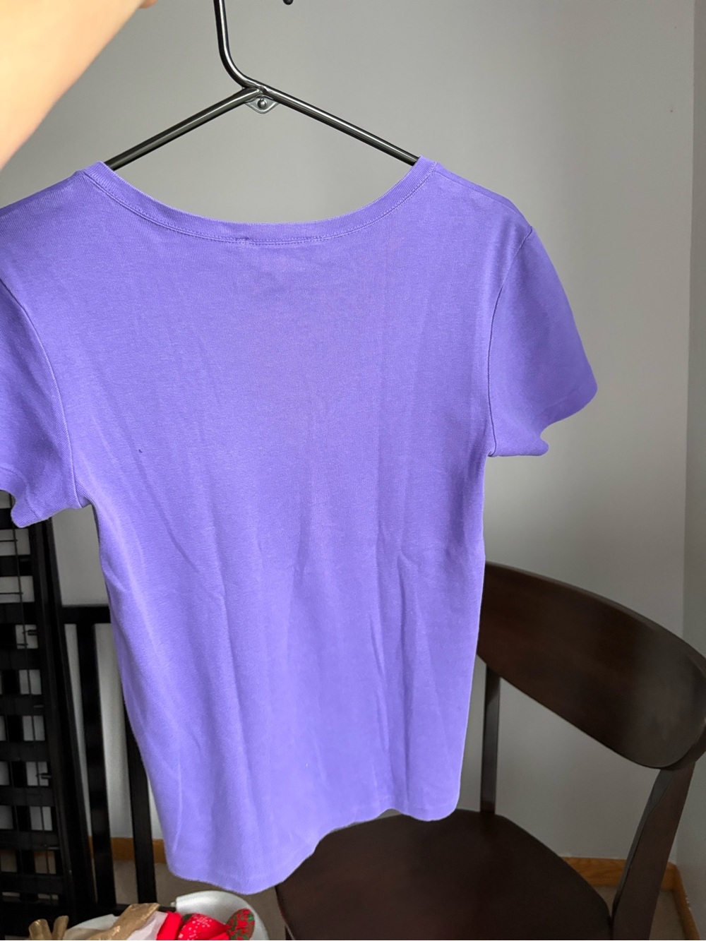 Polo by Ralph Lauren Sport Purple V-Neck Tee - Picture 5 of 9